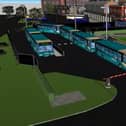 Talks are ongoing over potentially moving bus stops temporarily to the Peace Park car park to facilitate the proposed upgrade works.