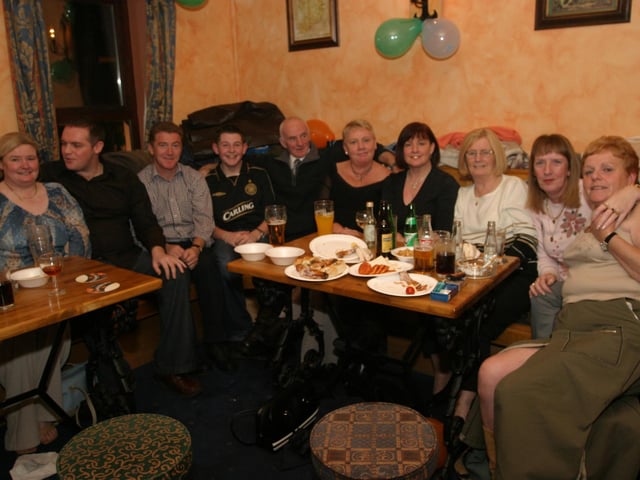 Pictures of Derry people partying in November 2003