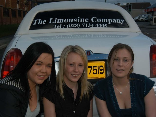 Kim with a limousine for her birthday.