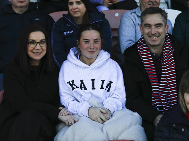 Fans at the Ulster GAA Football Championship quarter-final between Derry & Antrim in Celtic Park. (Photo - Tom Heaney, nwpresspics)