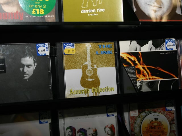 Talented Derry musicians performing at Cool Discs Live Session inside the Foyle Street store back in February 2005.