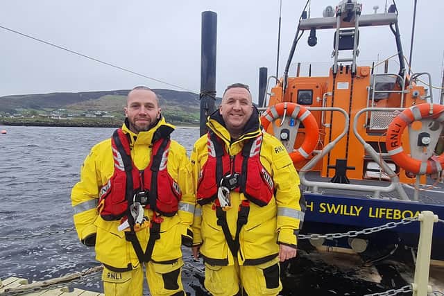 Barry Nixon & Stephen Quigley of Lough Swilly RNLI.