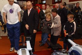 Barry McGuigan at The Gym in Carndonagh in November 2004.