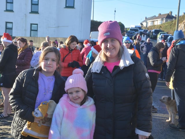 Malin Head St Stephen's Day Swim in aid of Malin Head Community Association Ltd and Ronald McDonald House. Pictures: Malin Head Community on Facebook:Malin Head St Stephen's Day Swim