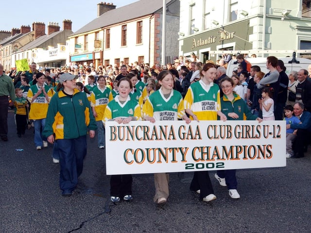 Buncrana St Patrick's Day in 2003:.