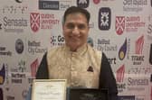 Dr. Mukesh Chugh, a consultant anaesthetist at Altnagelvin Hospital in Derry, has been honoured with a prestigious Minorities Recognition Awards NI (MRANI) for his exceptional service to the community.