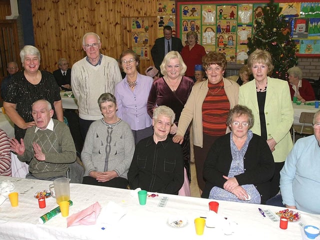 Christmas parties for Derry's senior citizens in December 2003
