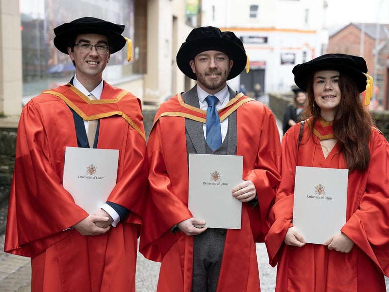 Winter graduations in Derry.
