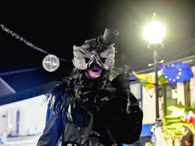 Halloween Parade in Buncrana on Sunday evening. Photograph: George Sweeney