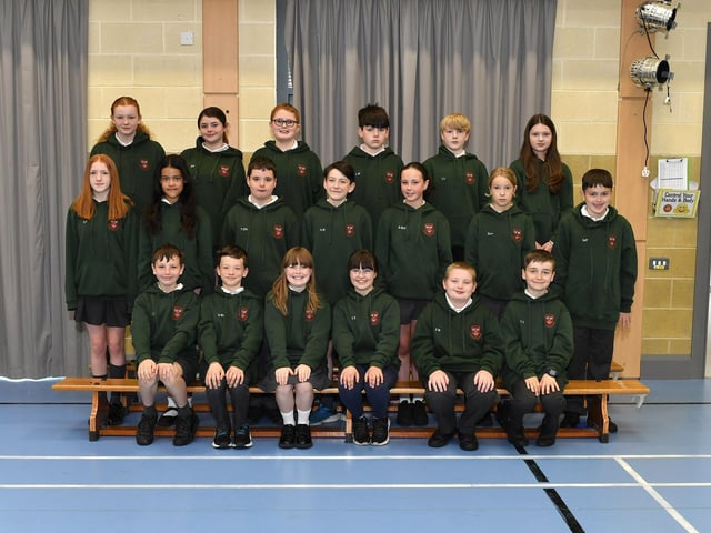 Mr McGinty’s P7 class at Eglinton Primary School.