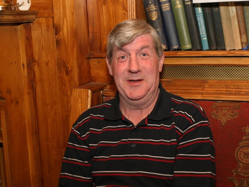 Parties and celebrations back in 2004: Tony Strain.