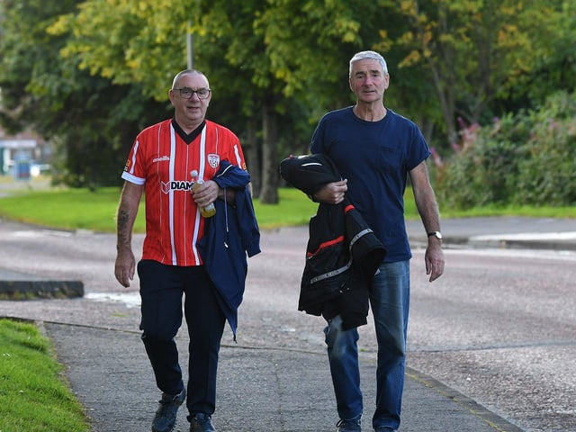 Thomas and Pat Starrs took part in the Chieftain’s Walk. Photo: George Sweeney