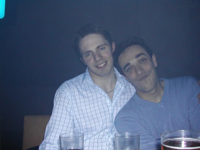 Revellers enjoying a night out in the Strand Bar night club back in 2001.