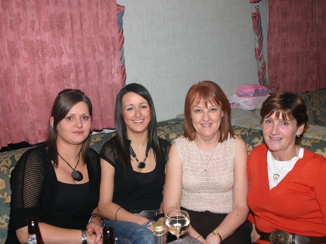 Having a good time at Noreens Birthday Party left to right Lisa, Charlene Noeleen and Mary. 2267/dd : Parties and celebrations January 2006: Noreen Kennedy.