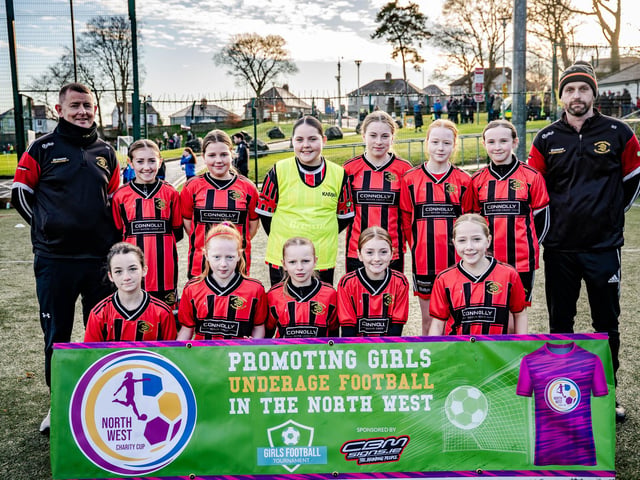 The Kildrum Tigers team which competed at the inaugural North West U12 Charity Cup at Ulster University's Duncreggan Road pitches. (Photo: Rodi Jeerasoo)