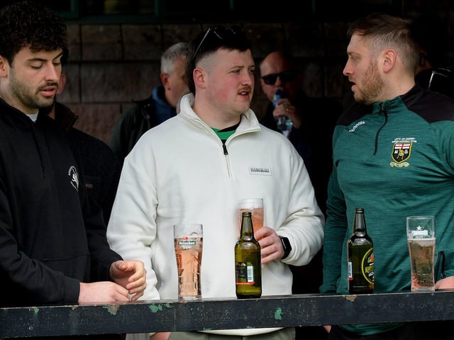 Rugby fans at the Ulster v Connacht game at Judges Road. Photo: George Sweeney