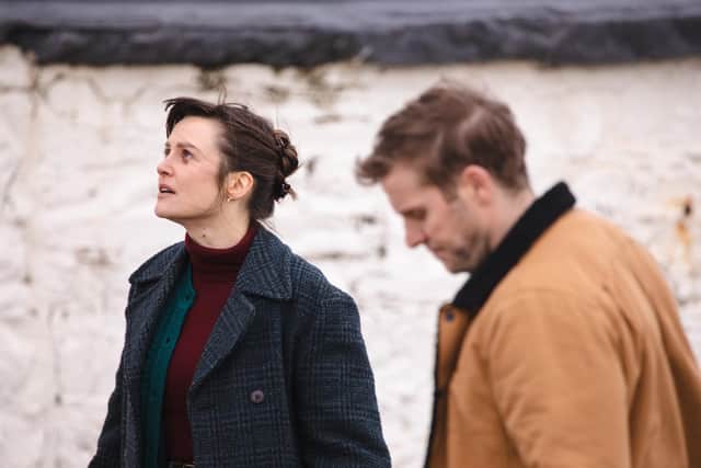 Clare Dunne and Peter Coonan in 'Kathleen Is Here'.