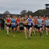 The Derry Cross Country 6k Open race gets underway at Thornhill College. Photo: George Sweeney