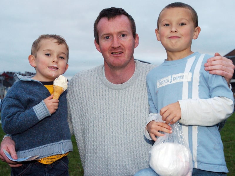 From left, Niall and Seamus Gallagher, and Joshua Green. (1608PG80) : .