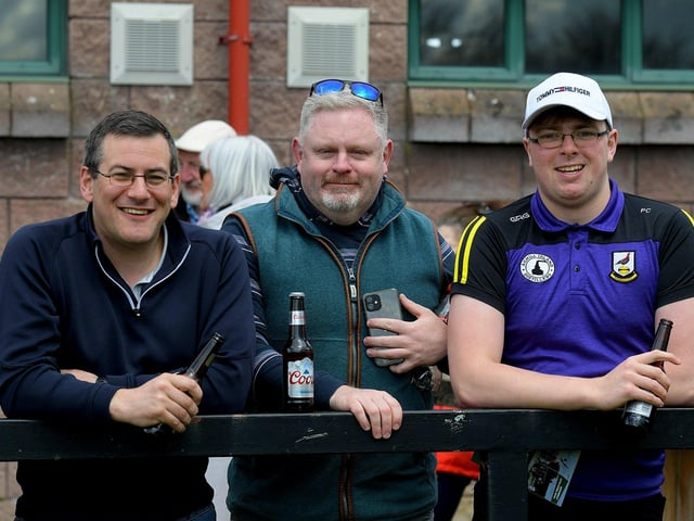 Rugby fans at the Ulster v Connacht game at Judges Road. Photo: George sweeney