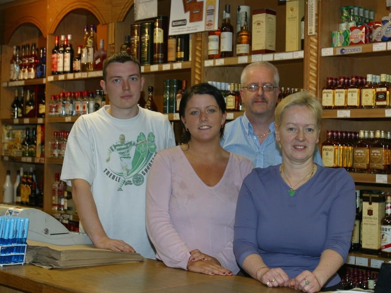 Staff and patrons at the 7Twenty bar on Chamberlain Street in Derry back in 2004.