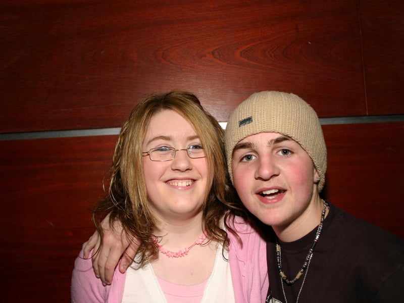 Birthday Girl Caoimhe McBrearty pictured with Caoimhin McCartney at her Birthday Bash. 4865dd : Parties and celebrations in April 2005.