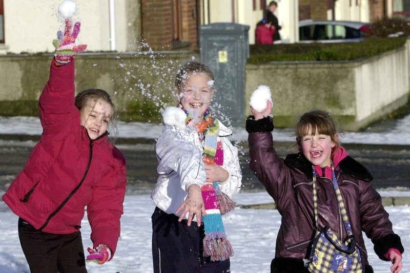 Derry in the snow in the early 2000s.