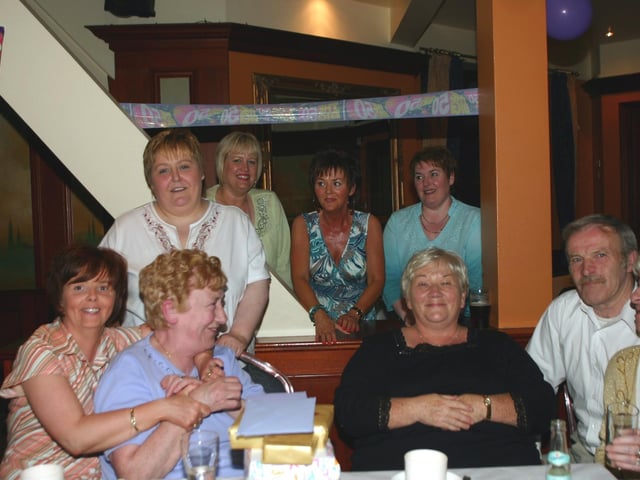 Eileen Radcliffe with Neigbours from Moores Walk and friends 6585dd : Eileen Radcliffe's 50th birthday party.