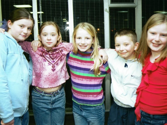 Edwina Rodgers, Aisling Moore, Ciana Darrall, Patrick O'Carroll and birthday girl Rebekah Deery enjoying the craic at the birthday party in Templemore Sports Complex.