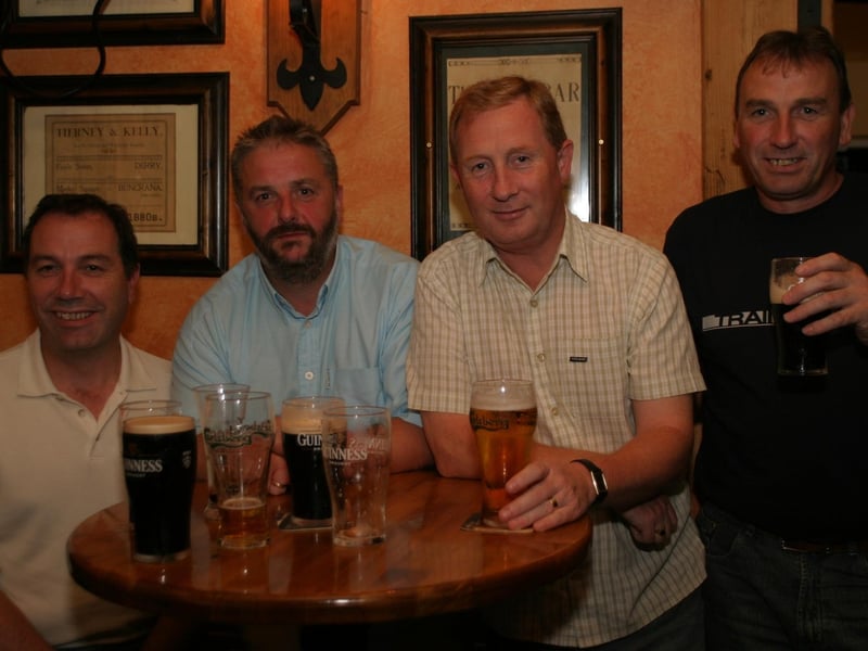 Pictured are patrons and staff at the Don Bar in Derry back in 2004.