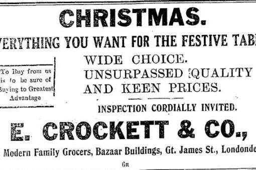 E. Crockett and Company, Great James Street.
