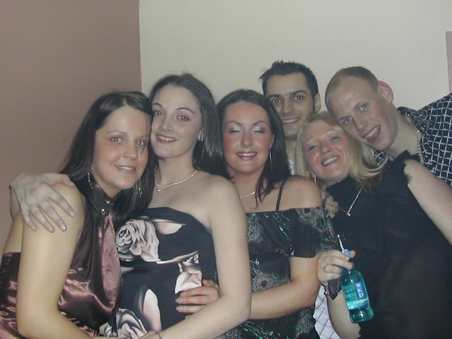 A night out in Sugar nightclub in Derry in 2003.