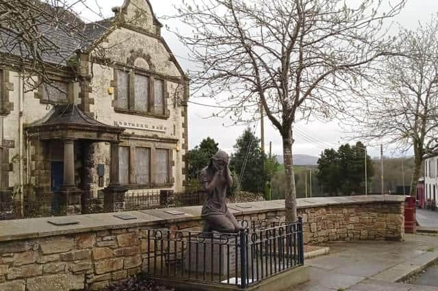 The memorial to the victims of the 1972 Claudy bombing.