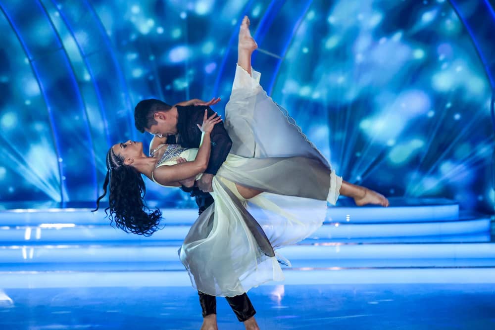 Glee Star Damian Mc Ginty with his Dance Partner Kylee Vincent during Dancing With The Stars Series 6 .
Pic : Kyran O’Brien/kobpix