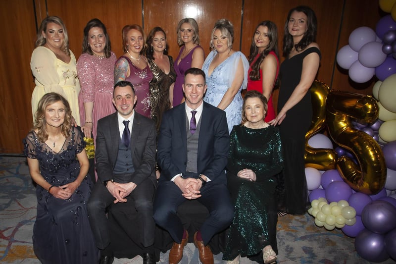 The staff of the Foyle Down Syndrome Trust pictured at Friday night’s Gala Ball Celebrating 25 Years at the City Hotel, Derry. (Photos: Jim McCafferty Photography)