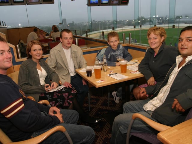 Enjoying the Lifford Races in the late summer of 2004.