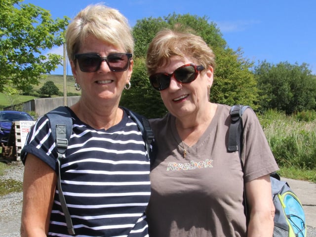 Sisters Patricia and Teresa pictured at The 19th Annual Scalp Mountain Climb to the Cross in aid of Concern Worldwide. (Photo - Deirdre Heaney, nwpresspics) : .