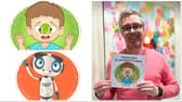 Author Colin Ash with two of his children's books.