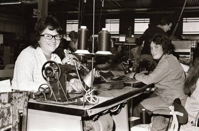 Pictured are staff at the BSC Shoe Factory in Derry back in 1974.