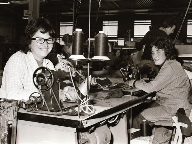 Pictured are staff at the BSC Shoe Factory in Derry back in 1974.