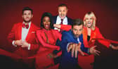 Joel Dommett, AJ Odudu, Paddy McGuinness, David Tennant and Zoë Ball