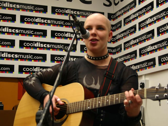 Sharon Waite. : Talented Derry musicians performing at Cool Discs Live Session inside the Foyle Street store back in February 2005.