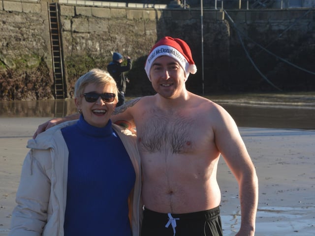 Malin Head St Stephen's Day Swim in aid of Malin Head Community Association Ltd and Ronald McDonald House. Pictures: Malin Head Community on Facebook:Malin Head St Stephen's Day Swim