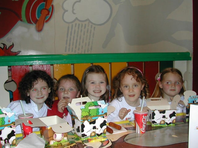 Birthday girl Seanan, second from right, pictured with Rebecca, Niamh, Erin and Emma.