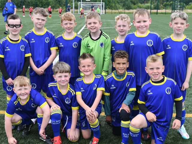 The Eglinton Eagles under-8 team which took part in the O'Neill's Foyle Cup.