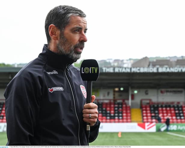 Derry City manager Tiernan Lynch is delighted to be back at Brandywell as the Candy Stripes attempt to close the gap on the league leaders.