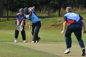 Ardmore's Rachit Gaur hits this lovely drive last season.