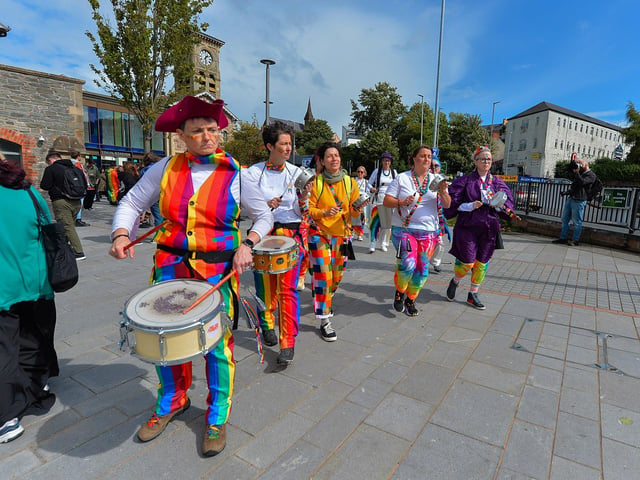 Revellers at the 2024 Foyle Pride Parade. Photo: George Sweeney