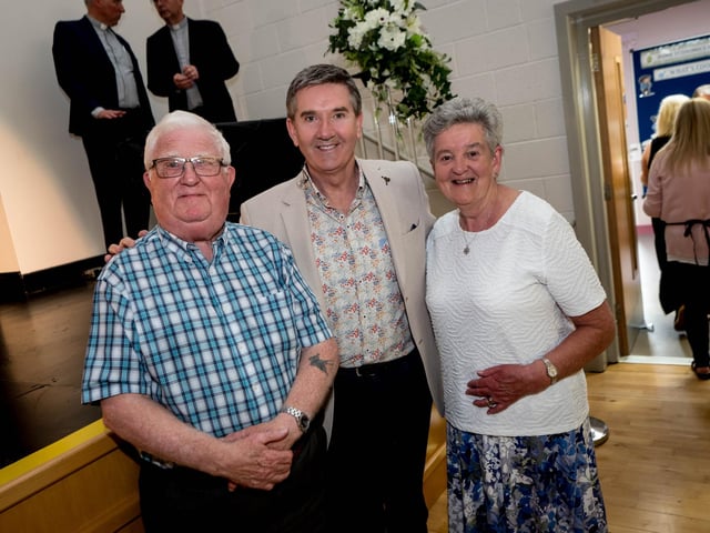 Daniel pictured with guests.
