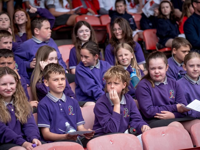The annual Fan the Flame mass was celebrated recently in Celtic Park for pupils who recently made their confirmation.